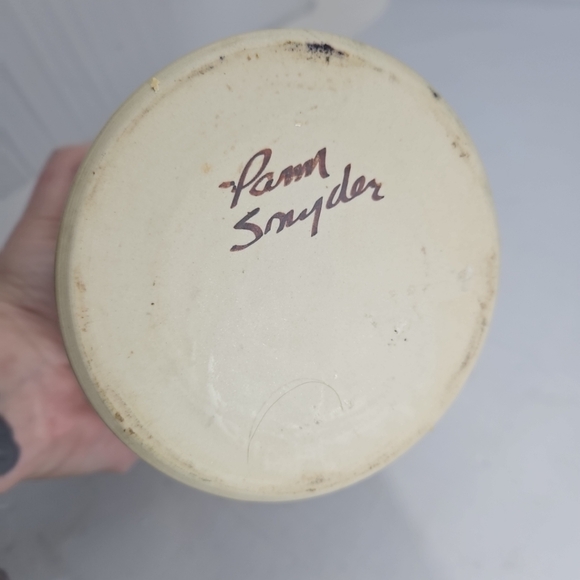 Pam Snyder Art Pottery Signed Vase - Picture 5 of 7